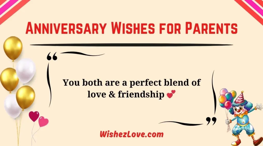 Anniversary Wishes for Parents