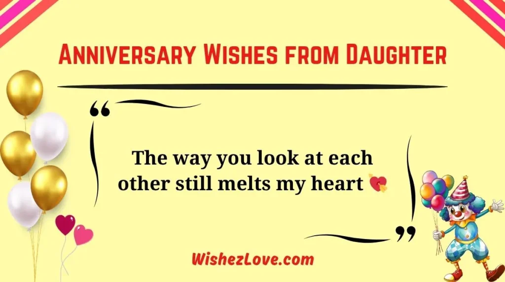 Anniversary Wishes from Daughter