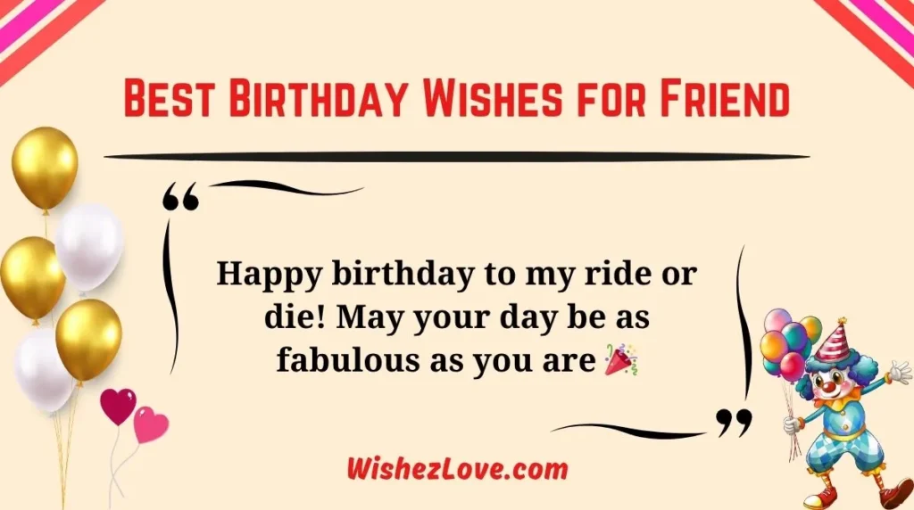 Best Birthday Wishes for Friend