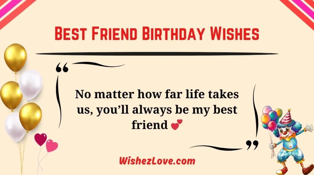 Best Friend Birthday Wishes