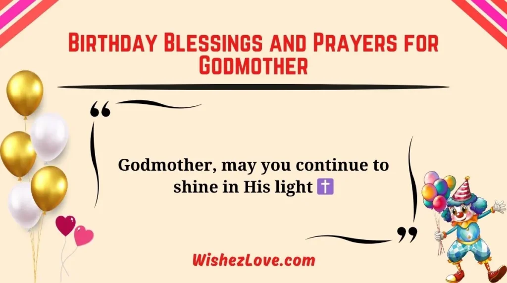 Birthday Blessings and Prayers for Godmother