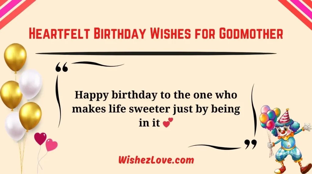 Heartfelt Birthday Wishes for Godmother