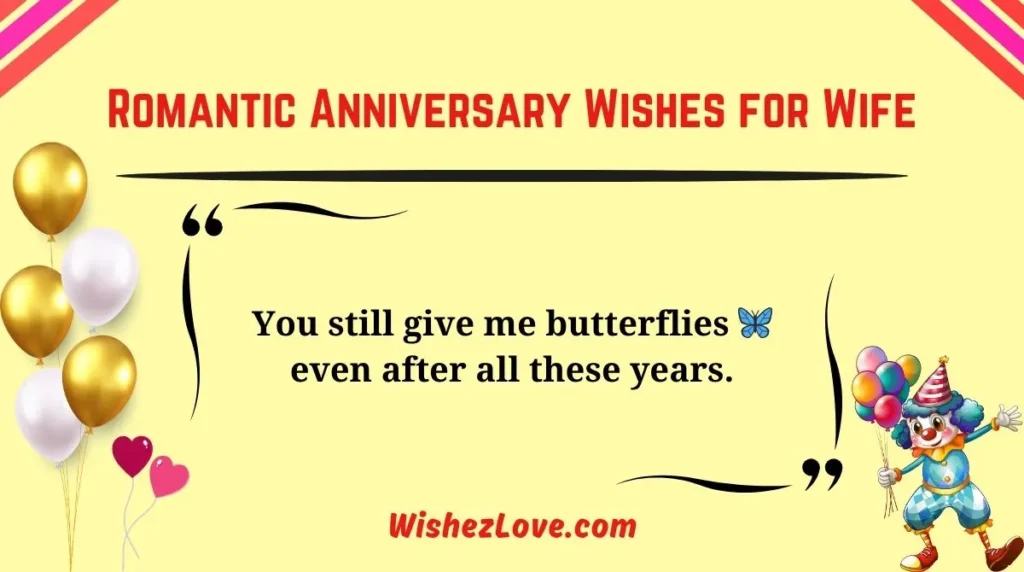 Romantic Anniversary Wishes for Wife