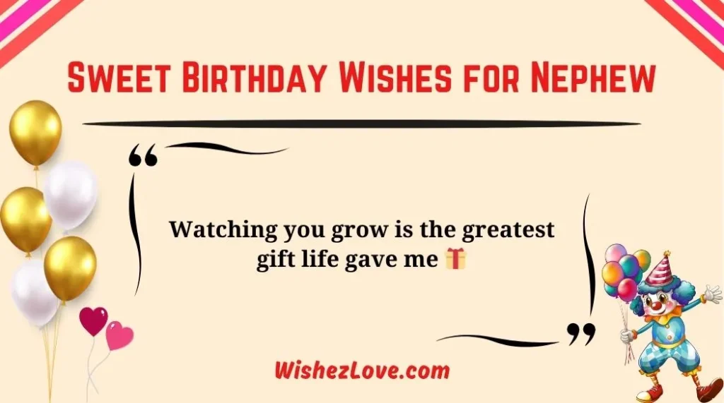 Sweet Birthday Wishes for Nephew