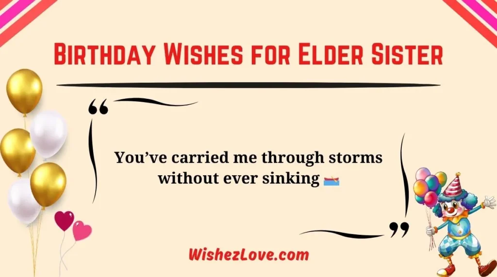 Birthday Wishes for Elder Sister