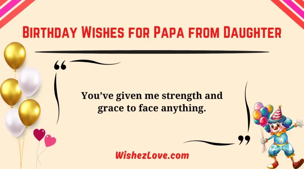 Birthday Wishes for Papa from Daughter