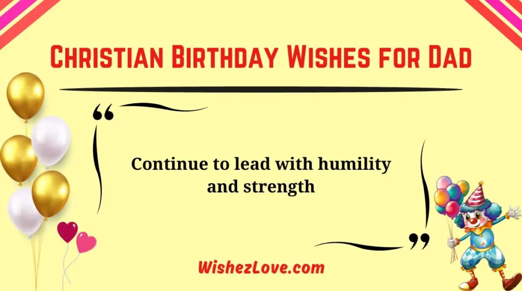 Christian Birthday Wishes for Dad