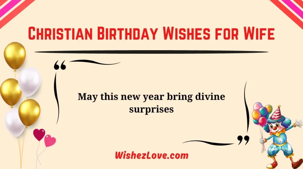 Christian Birthday Wishes for Wife