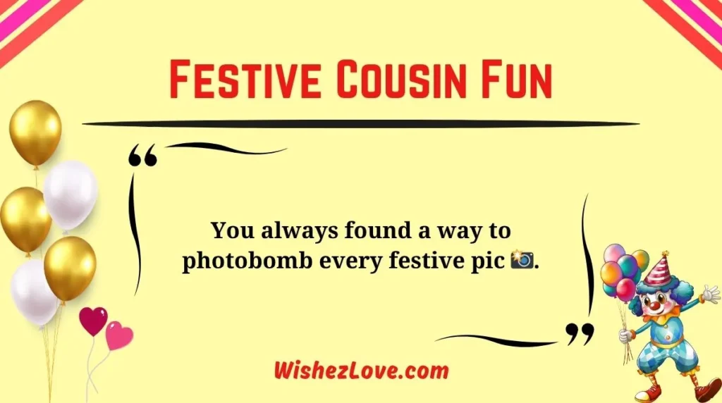 Festive Cousin Fun