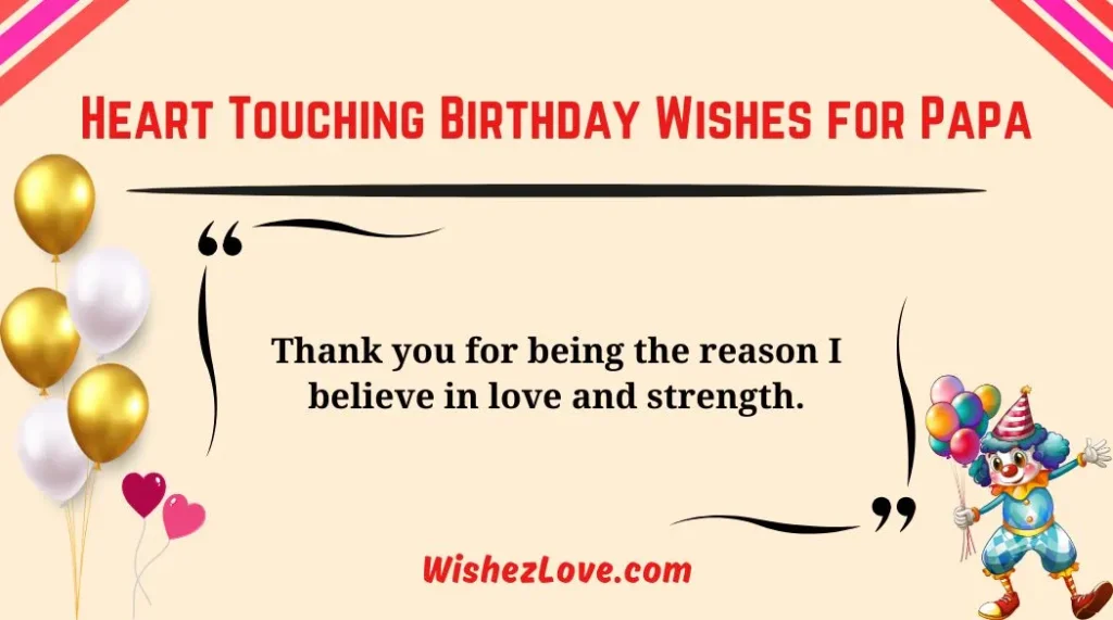 Heart Touching Birthday Wishes for Papa