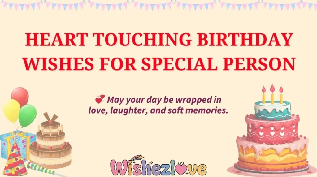 Heart Touching Birthday Wishes for Special Person