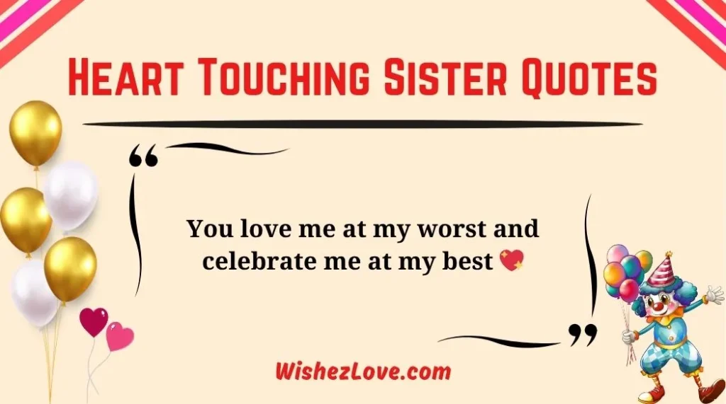 Heart Touching Sister Quotes