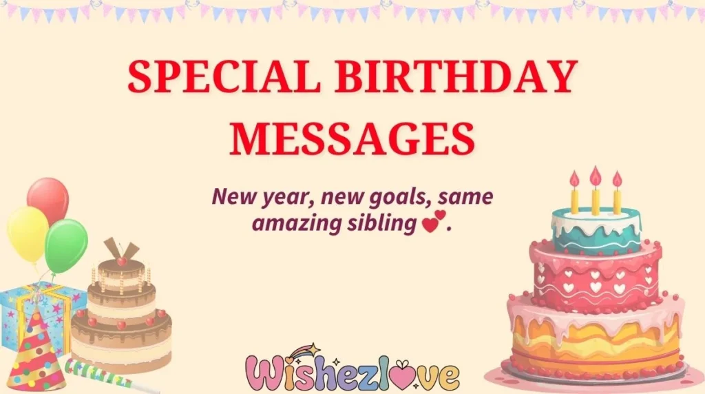 Special Birthday Messages