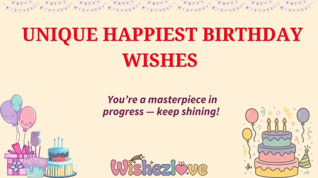 Unique Happiest Birthday Wishes