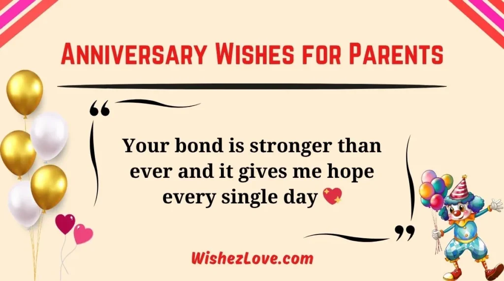Anniversary Wishes for Parents