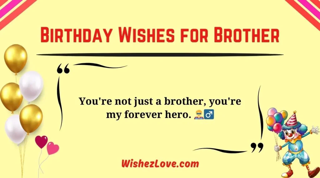 Birthday Wishes for Brother