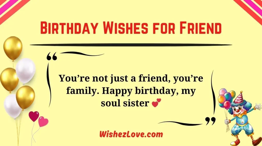 Birthday Wishes for Friend