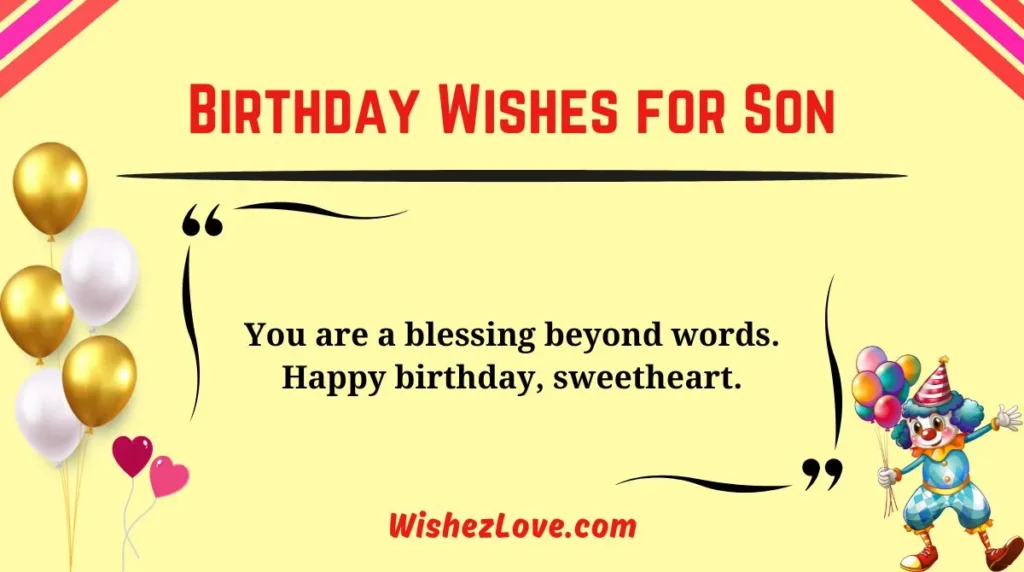 Birthday Wishes for Son