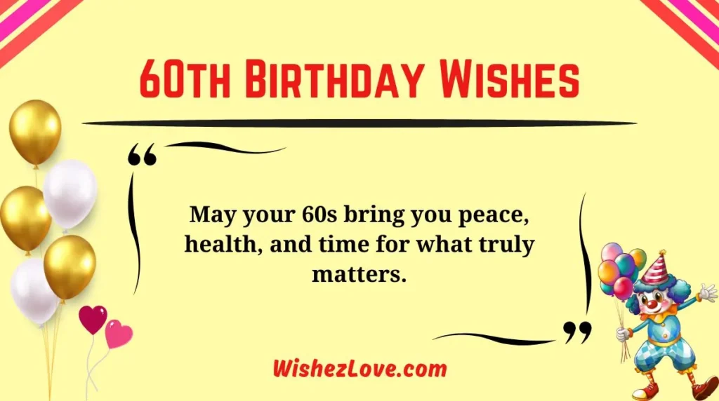60th Birthday Wishes