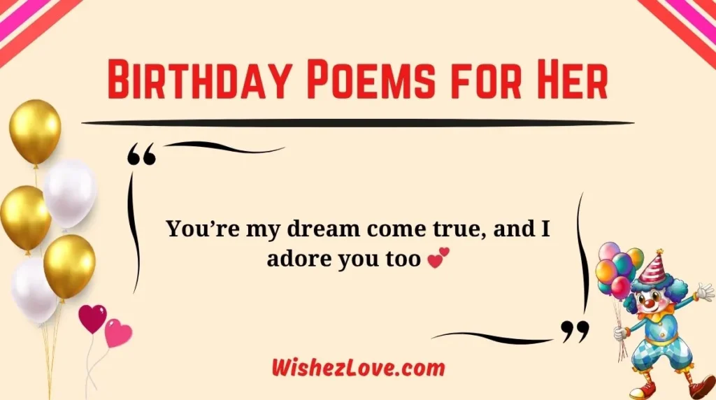 Birthday Poems for Her