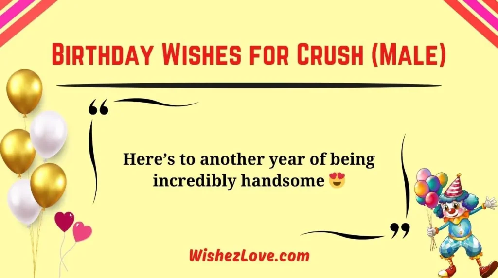Birthday Wishes for Crush (Male)