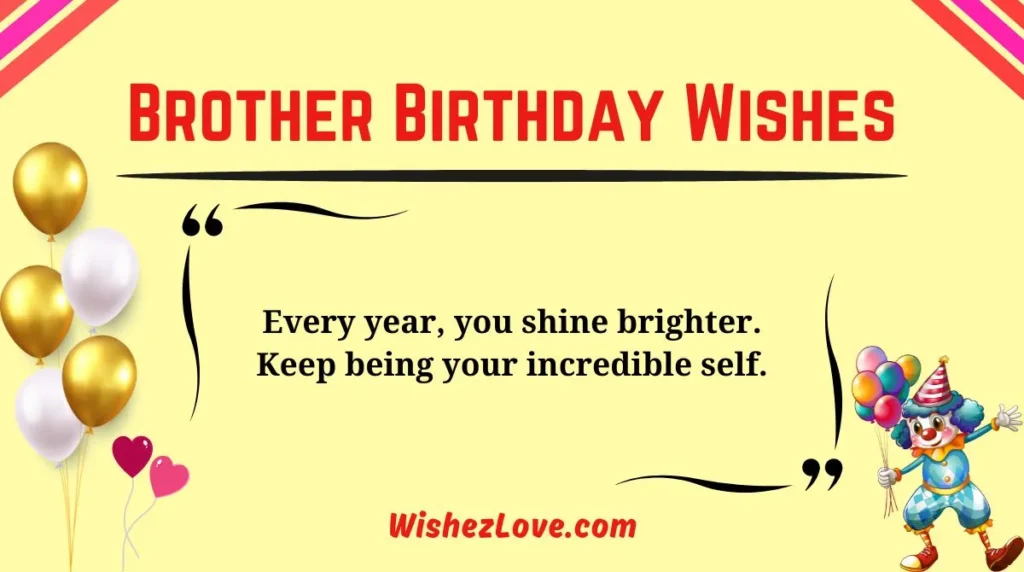 Brother Birthday Wishes