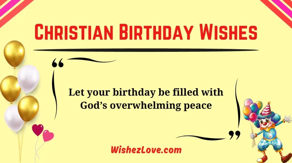 Christian Birthday Wishes