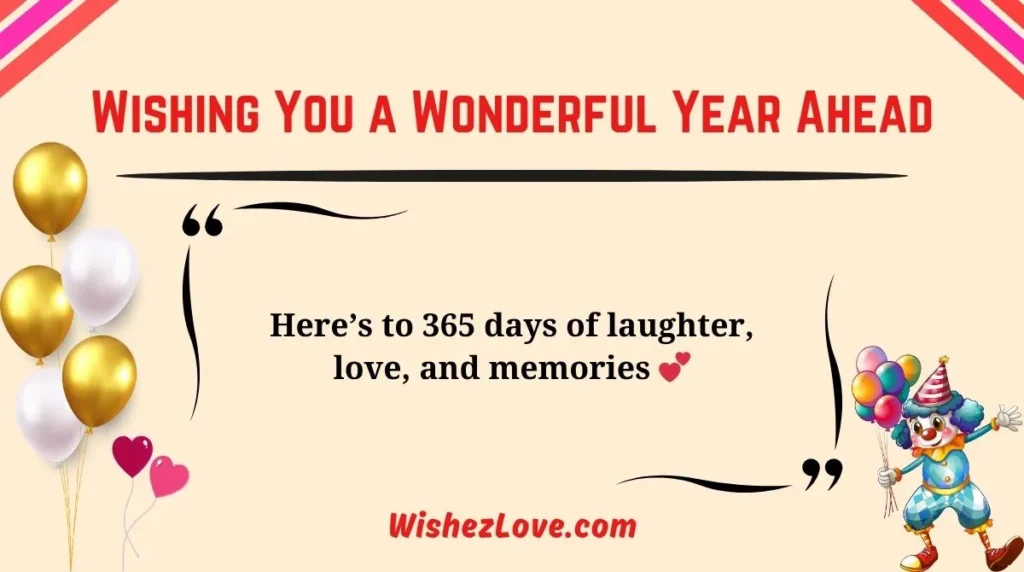 Wishing You a Wonderful Year Ahead