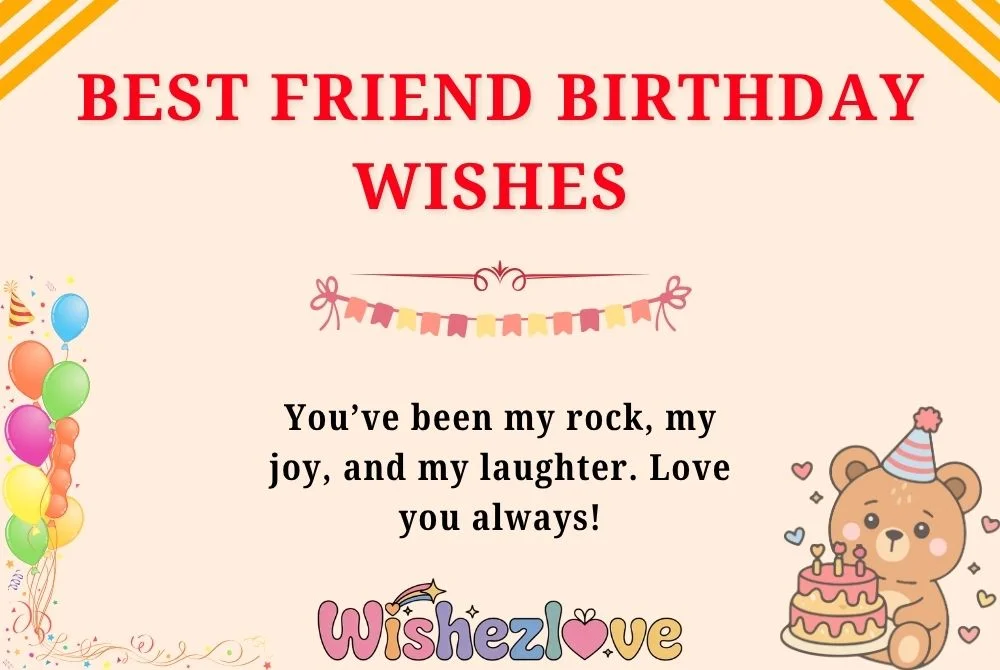 Best Friend Birthday Wishes