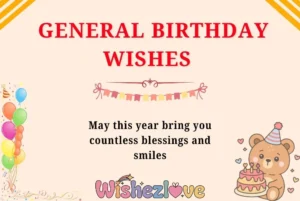 General Birthday Wishes