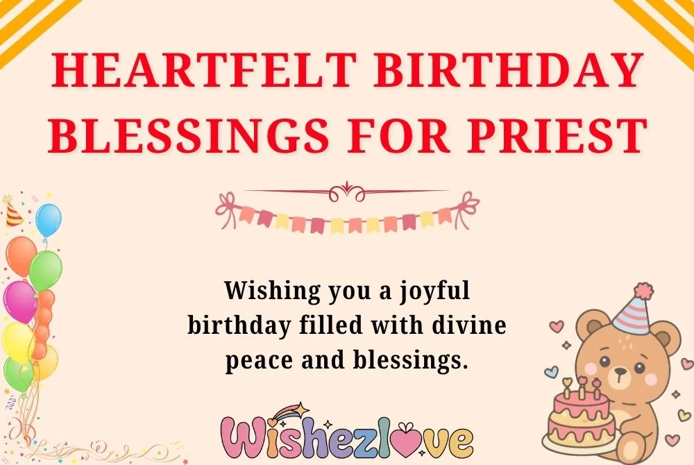 Heartfelt Birthday Blessings for Priest