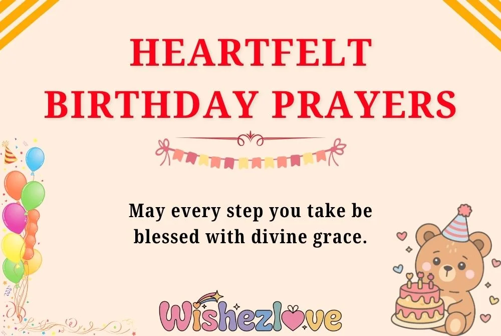 Heartfelt Birthday Prayers